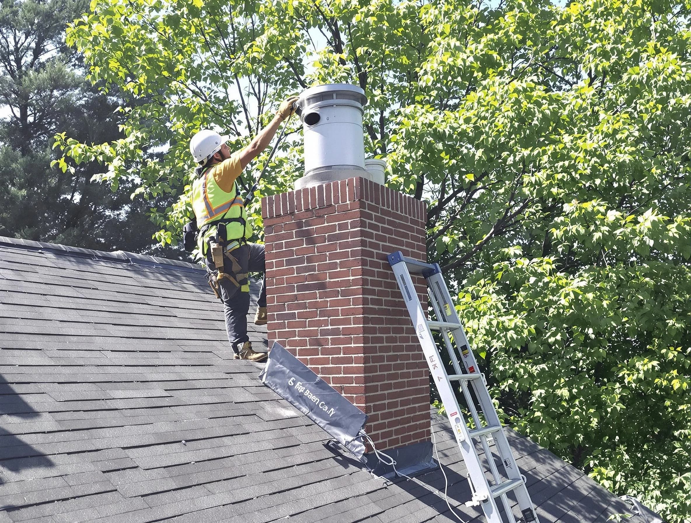 Chimney liner inspection by Summit Park Chimney Sweep in Summit Park, UT