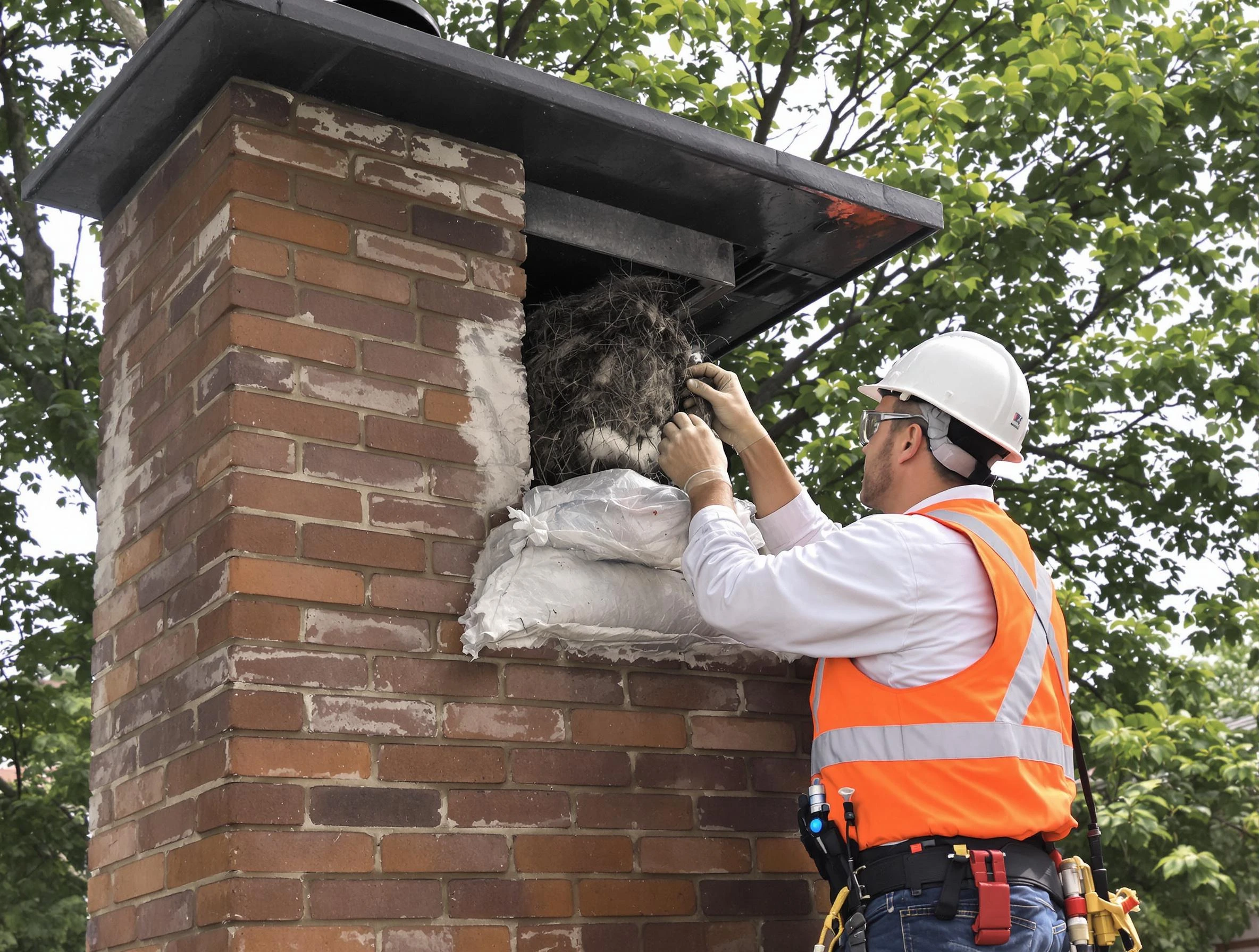 Humane removal of debris and animals by Summit Park Chimney Sweep in Summit Park, UT