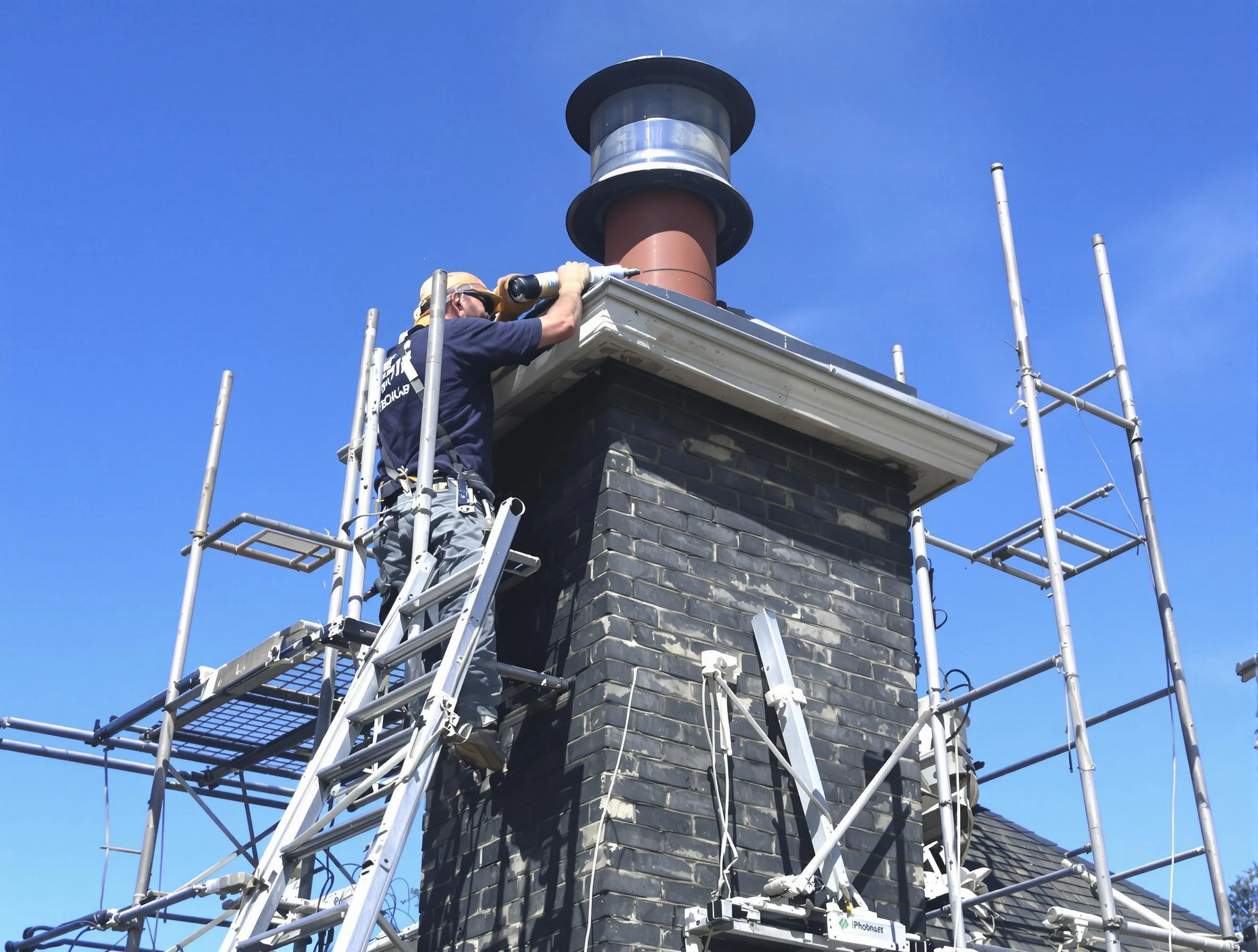 Sturdy chimney crown finished by Summit Park Chimney Sweep in Summit Park, UT