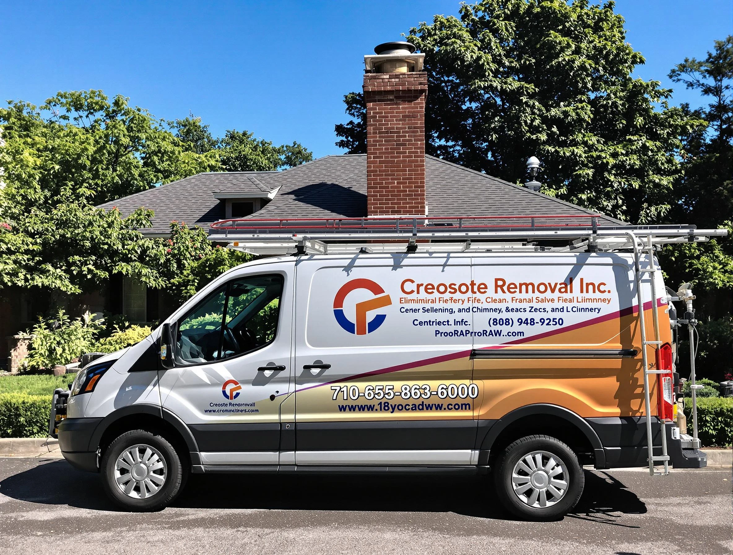 Summit Park Chimney Sweep technician removing creosote safely in Summit Park, UT